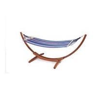 Hamac bois avec toile en coton dallas - 3 m - bleu mélangé Bleu. G