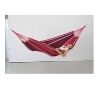 Hamac brésilien AMAZONAS SALSA Rouge - Résistant aux intempéries et aux rayons U.V.
