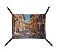 Hamac cage pour animal de compagnie, chaise de café, chaise de ville, Rome, Italie, balançoire pour animaux de compagnie, convient pour les chats, les chiens ou d'autres petits animaux de compagnie et