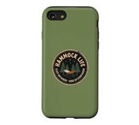 Hamac Camper Dormir Entre Les Arbres Camping en Plein Air Humour Coque pour iPhone SE (2020) / 7/8