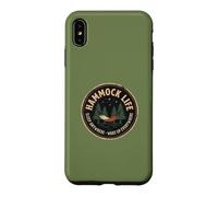 Hamac Camper Dormir Entre Les Arbres Camping en Plein Air Humour Coque pour iPhone XS Max