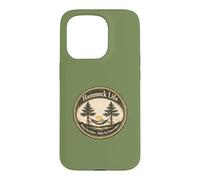 Hamac Camping Sleep Anywhere Wake Up Everywhere Humour Coque pour iPhone 15 Pro