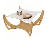 Hamac Chat Tissé Respirant, Stable, et Doux | Hamac Pour Chat Avec Lit Et Planche À Griffes Pour Maison Dortoir Balcon Chambre et Salle de Séjour