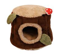 Hamac chaud en peluche pour perroquet avec chaînes métalliques pour perruche, tamia, gerbille, petit animal de compagnie, lit d'hiver chaud pour perroquet