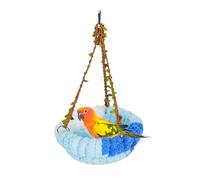Hamac Chauffant pour Oiseaux - Hamac Doux pour Oiseaux De Volière,Accessoires pour Perruches Perchoir Repos Jeu Cachette Nidification Hivernage Intérieur Volière