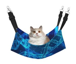 Hamac confortable avec chaîne ADN pour chat, perchoir de fenêtre, lit réglable avec velours doux pour chats d'intérieur