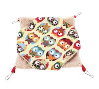 Hamac Confortable en Coton pour Rats et Chinchillas, Lit Décoratif | Petites Bêtes, Usage Toutes Saisons et Hiver, Forme Suspendue, Coin de Repos et Jeu