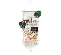 Hamac d'animaux en peluche, étagère murale bohème - Hamac à franges, pour chambre d'enfant, salon, chambre à coucher et couloir