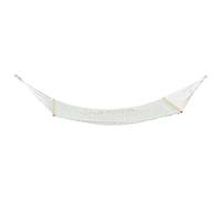 Hamac dans un Filet de Coton Ø 6 MM Avec Baleines en Bois, Couleur Blanc, Marque