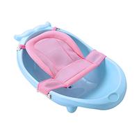 Hamac de Bain Antidérapant Filet de Bain Confortable Tapis de Bain Réutilisable Coussin de Baignoire Robuste Support de Sièges de Bain Réglable Accessoires de Bain pour Bébé Nouveau-né