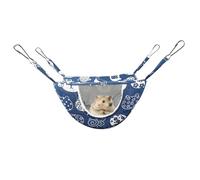 Hamac de cage pour petits animaux - Lit chaud en peluche à suspendre, pour furets, souris, hamsters, cochons d'Inde, lapins, balançoire double face pour dormir, pochette chaude pour petits animaux