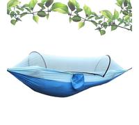 Hamac de camping, abri d'extérieur portable de 2,7 x 1,5 m avec filet de moucheron, installation automatique, hamac de voyage pour la famille, la randonnée, le pique-nique, la randonnée, le jardin, la