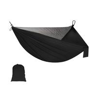 Hamac de Camping avec moustiquaire, capacité de Charge 300 kg | Hamac très léger de Voyage avec Cordes de Suspension et mousquetons