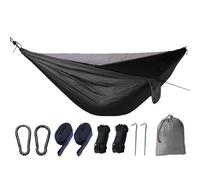 Hamac de camping avec moustiquaire Tarp Hamac Pliable, Matériel De Camping