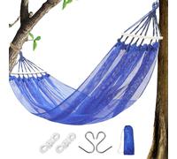 Hamac de camping en soie glacée, hamac en soie en maille, lit à bascule robuste en soie de glace en maille respirante | Lit pour hamac portable, camping rafraîchissant doux t