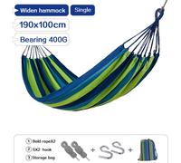 Hamac De Camping En Toile Épaisse, Lit-Balançoire D'extérieur, Simple Et Double, Anti-Renversement, Pour La Maison