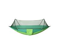 Hamac de Camping，Hamac avec Moustiquaire，Hamac de camping ultra-léger，Hamac Suspendu，portable，Ultra-léger Hamac Voyage for Extérieur Jardin Camping，bleu，vert，brun(Green,260 * 140cm/102.4x55.1in)