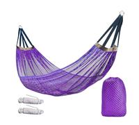 Hamac de Camping | Hamac en Tissu Portable léger pour la randonnée, Les Voyages, Le Patio, Le Jardin, la Plage et Les Aventures en Plein air, Le Swing Respirant supporte jusqu'à 200 kg, idéal pour Le