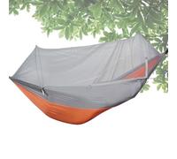 Hamac de camping portable de 2,7 x 1,5 m avec filet de moucheron, installation instantanée automatique, abri extérieur durable | Hamacs de voyage familial pour camping, randonnée, pique-nique, plage