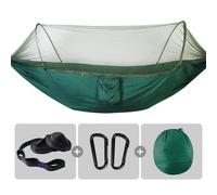 Hamac de Camping Portable Durable,tente à ouverture rapide,pas besoin de mettre en place un hamac,filet de Camouflage,parc vert de l'armée noire - Type MGreen