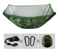 Hamac de Camping Portable Durable,tente à ouverture rapide,pas besoin de mettre en place un hamac,filet de Camouflage,parc vert de l'armée noire - Type MC