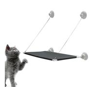 Hamac de fenêtre pour chat - Hamac pour fenêtre - Siège pour chat peu encombrant pour la fenêtre - Plateau de lit avec ventouses - Design peu encombrant pour chats d'appartement, petits à grands chats