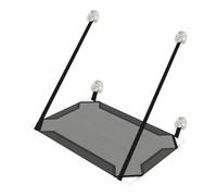Hamac de Fenêtre pour Chats - Hamac Perchoir D'Intérieur À Ventouses - Étagère De Sommeil pour Animaux De Compagnie Accrochable À La Fenêtre pour Appartement Chambre Dortoir Maison Patio
