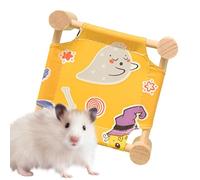 Hamac de furet pour cage, lit de hamster - Lit souple pour petite cage pour animaux de compagnie - Nid de hamac respirant amovible pour l'écureuil du furet de glissement de sucre à perroquet chinchill