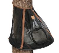 Hamac De Grande Taille Pour Chat - Caverne De Sommeil En Maillage Pour Animaux De Compagnie,Hamac Pour Animal De Compagnie Avec Porte Enroulable,Pour L'Extérieur Le Jardin L'Arrière-Cour La Pelouse Le