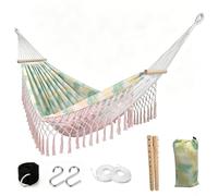 Hamac De Jardin,Balancelle Double,Portable Et Pliable Avec Sac Transport