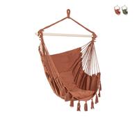 Hamac de jardin suspendu en tissu avec coussin 100x130 cm Juan YES