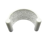 Hamac de perchoir d'aquarium, lit Betta flottant de qualité supérieure, rebord de 8,9 x 5,5 cm avec noyau creux, ventouse d'aquarium, station décorative en forme de U avec grotte douce pour crevettes