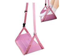Hamac de pied d'avion - Repos jambe de voyage avec sangles réglables et mousse à mémoire de forme | Support de pied compact et léger pour les vols, le bureau, la voiture et le train, réduit le