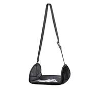Hamac de pied de voiture - Écharpe de support de jambe de siège arrière en forme de panda de dessin animé, accessoire de confort de voyage réglable | Système de repos de confort de véhicule en cuir sy