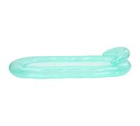 Hamac de Piscine Gonflable en PVC, Fauteuil Flottant Léger pour Adultes | Support Appui-tête, Surface Lisse et Douce, Usage Piscine et Dérive, Facile à Emporter en Voyage