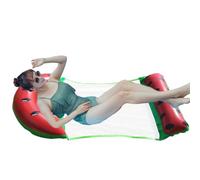 Hamac de piscine gonflable - flotteur de piscine gonflable, flotteur de piscine | PVC à flamme rapide avec coussins flottants, jouet vibrant de piscine pour la pastèque adulte dans