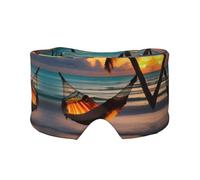 Hamac de plage unisexe pour dormir sur le côté, masque de sommeil et cache-oreilles, (68,1 x 10,9 cm), intérieur et extérieur, voyage, yoga, confort réglable
