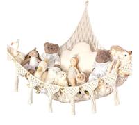 Hamac de Rangement pour Jouet Hamac Pour Animaux En Peluche Filet de Rangement pour Chambre D'enfant Jouets de Stockage