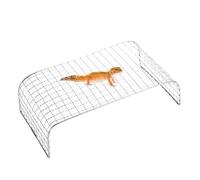 Hamac de Repos pour Reptiles Grimpeurs | Grillage en Acier Inoxydable - Espace de Détente pour Dragon Barbu,Accessoires pour Terrarium, Lit Rafraîchissant pour Géco, Tortue, Grenouille et Gerbille