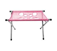 Hamac de toilettage pliable en acier inoxydable 8 trous pour animal | Station de bain pour chien, évier, maison, salon, visite vétérinaire, voyage, salle de bain, armoire, chiot, chaton, chat