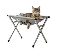 Hamac de toilettage pliable en acier inoxydable 8 trous pour animal | Station de bain pour chien, évier, maison, salon, visite vétérinaire, voyage, salle de bain, armoire, chiot, chaton, chat