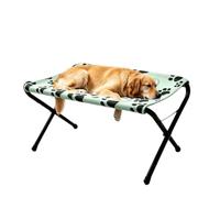 Hamac de Toilettage pour Chien Chaise Suspendue Pliable Lavable en à 8 | Support hamac toilettage chien Animalerie Visite Véto Extérieure Nettoyage Chiot Vert