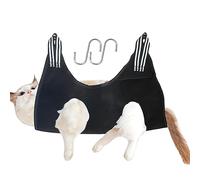 Hamac de toilettage pour chiens - Aide pour hamac pour chien,Hamac de détente, Relaxation Cat Toilettage Restraint, Cintres de chat Lit de toilettage respirant réglable pour le toilettage de