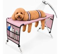 Hamac De Toilettage pour Chiens avec Support pour Petits Chiens Et Chats Dusty Pink