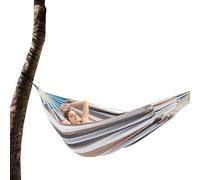 Hamac de voyage | Deux sièges - Hamac d'arbre rayé robuste avec sac de rangement portable pour intérieur et extérieur, chaise longue relaxante pour camping, jardin, jardin
