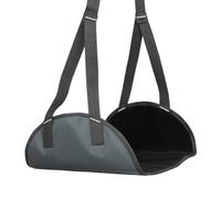 Hamac de voyage pour les longs voyages, avions, train, bureau, léger et pratique, tissu en maille, pliable, repose-pieds compact
