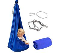 Hamac de yoga aérien - Balançoire sensorielle douce et durable, chaise suspendue polyvalente pour et adultes, équipement de relaxation léger, construction en nylon sûre avec sangles réglables