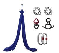 Hamac de yoga aérien - Balançoire trapèze verticale pour exercices d'inversion et entraînement de fitness - Kit complet avec matériel pour vol acrobatique et pilates