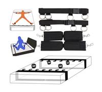 Hamac de Yoga Aérien x, m Kit Balançoire de Yoga Inversion Danse Aérienne en Nylon Anti-gravité d'Air pour Fitness Musculation Pilates GymD6-8P25