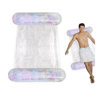 Hamac d'eau - Hamac flottant gonflable pour piscine | Radeau de piscine pliable et étanche pour la plage | Lac rivières et piscine | Détendez-vous et jouez dans l'eau, sentez le monde frais